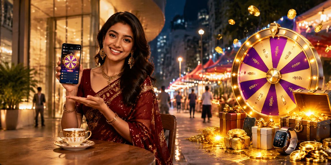 কুমিল্লায় একজন নারী দায়িত্বশীলভাবে লাকি ড্র বিনোদন উপভোগ করছেন