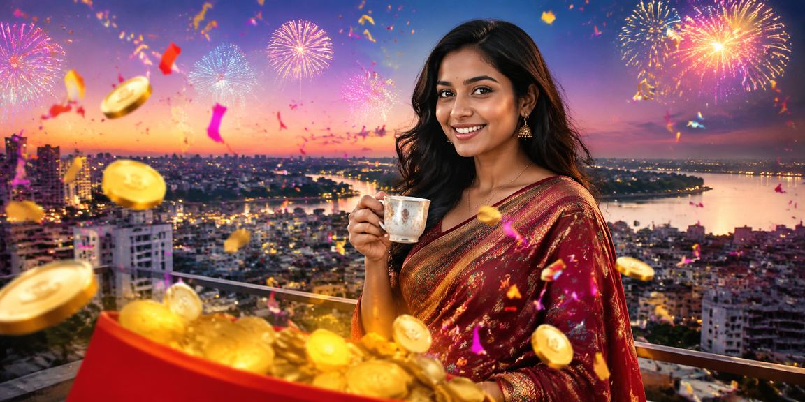 ময়মনসিংহে লাল খাম বোনাস নিয়ে উৎসাহিত বাংলাদেশি তরুণ